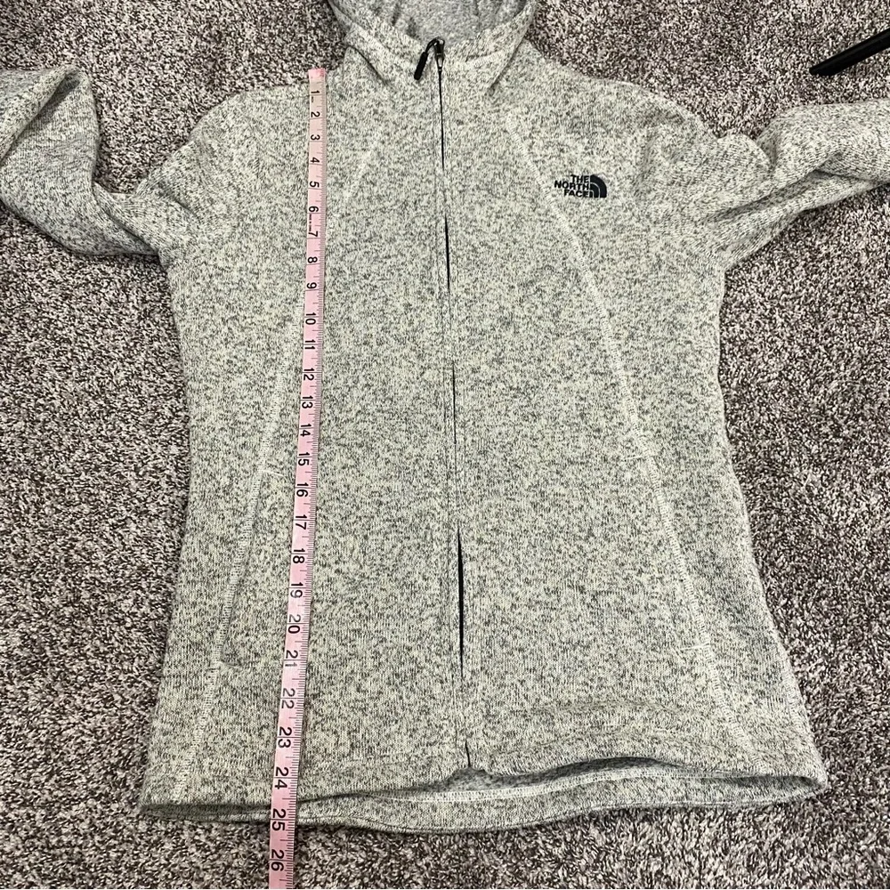 North Face‎ Crescent Full Zip Hoodie Heather Gray Womens Small